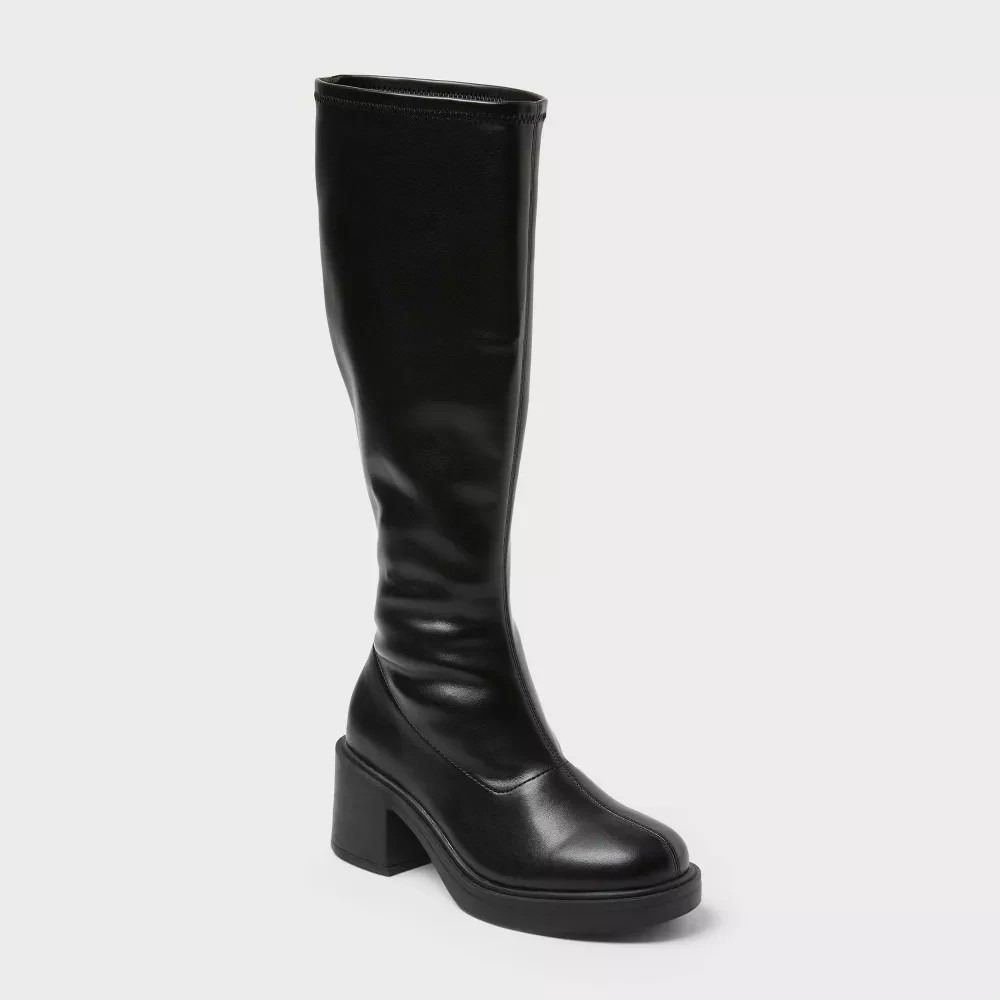 Wild Fable Danika Tall Stretch Boots Black Size 10 New With Tags